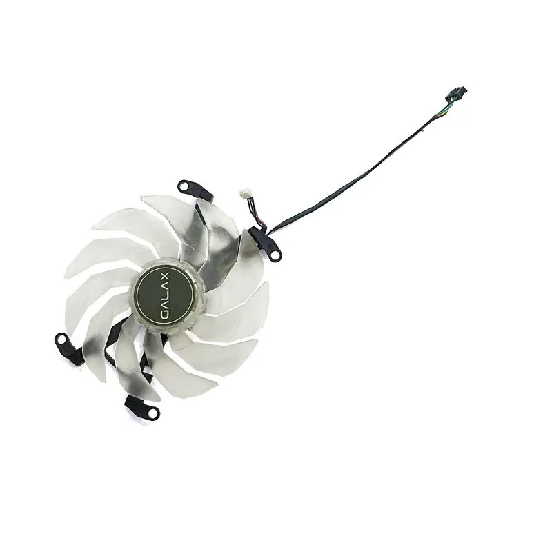 Quạt thay thế DIY mới LED trắng GFY10015H12SPA 102MM cho GALAX GeForce RTX3060ti 3070 3070ti EX card đồ họa màu đen