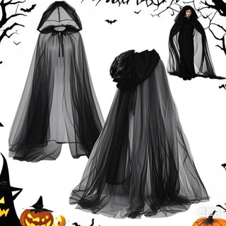 Mũ Trùm Đầu và Áo Choàng Phù Thuỷ Dark Series, Perfect cho Lễ Hội Halloween
