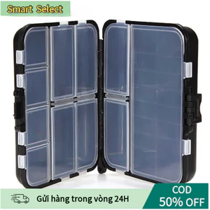【COD】Hộp phụ kiện câu cá đa năng với nhiều ngăn chia giúp lưu trữ móc câu và các vật dụng đánh cá khác một cách khoa học
