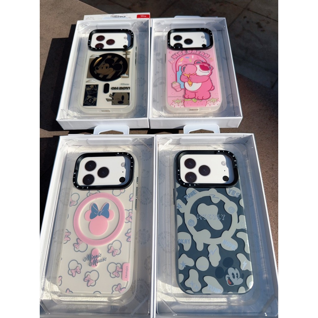 Ốp Điện Thoại Disney iPhone 17Pro Từ Tính Mickey Dâu Gấu Stitch Apple 17Pro Bao Gồm Tất Cả Vỏ Bảo Vệ Chống Sốc