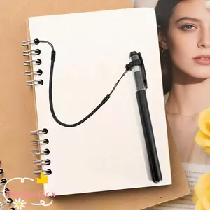 TOPTOOLCX 5 Dây Buộc Bút, Dây Xích Bút Chống Mất Có Thể Thu Vào, Đàn Hồi Chuyên Nghiệp Dài 40cm Giá Đỡ Bút Văn Phòng