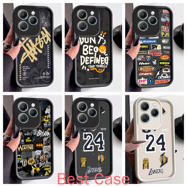 Ốp lưng Infinix Hot 40 Infinix Hot 40 PRO Ốp lưng Tecno Spark 20 Pro Infinix X6836 X6837 Ốp lưng Cool Street Boy Matte Silicone Chống Rơi Vỏ Điện Thoại YQ-JGS
