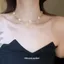 Bộ bông tai hình bầu dục đính kim cương cổ điển thời trung cổ sang trọng Ánh sáng sang trọng Chuỗi xương đòn Niche Trang sức cao cấp 2026-6-1