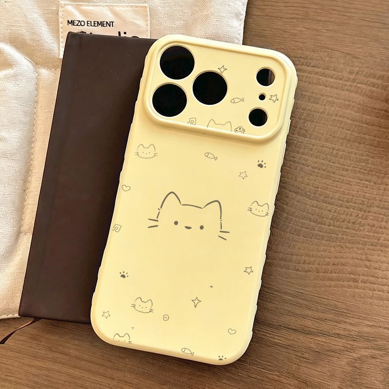 Ốp lưng iPhone Mèo nốt nhạc vẽ tay 17/15/13/12/11/XR/8P/17Pro/17ProMax