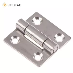 JCSYFAC 40 * 40 * 2mm Bản lề bằng thép không gỉ Thiết bị công nghiệp Bản lề tủ Mới