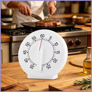 Hẹn giờ nhà bếp cơ khí có báo động lớn Đồng hồ 60 phút Hướng dẫn sử dụng Hẹn giờ nhà bếp cho lớp học Nấu ăn tại nhà Học mueadsyvn