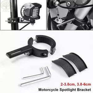 Giá đỡ đèn pha AMPU 1 / 2 chiếc, Giá đỡ đèn pha xe máy 2cm-6cm có thể điều chỉnh, Phụ kiện đèn giữ đèn đa năng bền bỉ