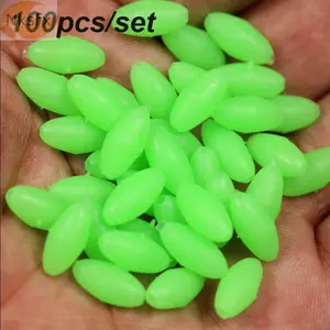 NKSFX 100 CÁI Bóng phát sáng Nút chặn biển bằng nhựa ban đêm