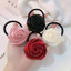 Pháp Satin Hoa Hồng Dây Buộc Tóc Đuôi Ngựa Dây Buộc Tóc Tính Khí Ngọt Ngào Cá Tính Retro Cao Cấp Cao Cấp Dây Buộc Tóc Phụ Kiện Tóc