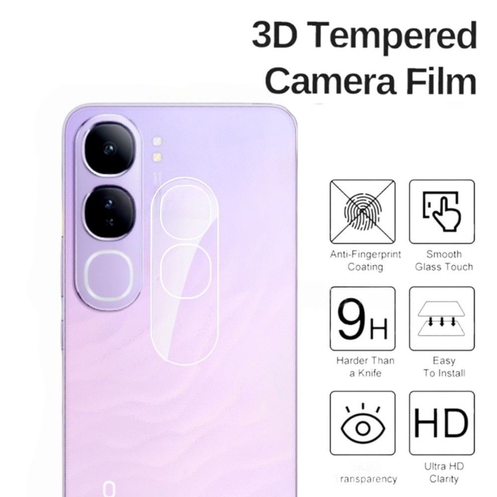 Phim bảo vệ ống kính máy ảnh 3D cho Vivo Y31s 5G Vivo Y21D Y31 5G 4G VivoY31 VivoY31s Y31s Phim ống kính Kính cường lực trong suốt Bảo vệ màn hình