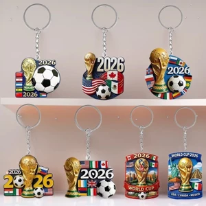 Móc Khóa FIFA World Cup 2026 BL158 Charm Treo Balo Phụ Kiện Lưu Niệm Thể Thao