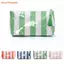 Túi đựng mỹ phẩm FAVORITEGOODS, Túi lưu trữ Polyester PVC, Họa tiết sọc hợp thời trang Túi trang điểm màu Dopamine dung tích lớn Du lịch