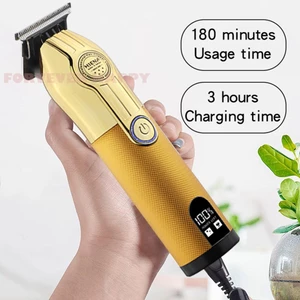 Tông đơ cắt tóc HIENA HYN-601 dành cho người lớn và trẻ em có sạc USB và lưỡi titan 50 chiếc mỗi thùng