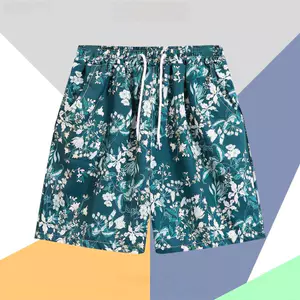 Quần short đi biển khô nhanh in hoa Unisex cho kỳ nghỉ và lướt sóng ngoài trời mùa hè