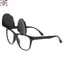 Vỏ lật hai lớp RTJIFSS, ống kính Polycarbonate. Kính đen, chống tia cực tím 15 * 5 * 4cm / 5.9 * 1,97 * 1.57 Nơi trú ẩn từ hàn gió