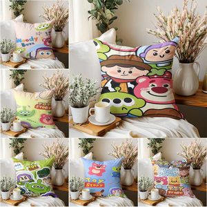 Câu chuyện đồ chơi Vỏ gối in một mặt, Trang trí ghế Sofa phòng khách Giáng sinh (Không có lõi)