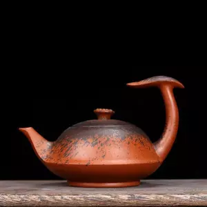 Tím Đất Sét Nồi Cinnabar Đất Sét Gỗ Cổ Đốt Ấm Trà Bóng Lỗ Lọc Gốm Nồi Trà Kung Fu Bộ Chungeng Lianfu