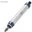 Belleshopp Xi lanh khí nén mini 25 mm lỗ khoan 100mm Hành động thanh đơn MAL 25-100 (Gói 1)