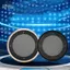 Apill Vỏ loa bảo vệ chắc chắn 4inch 2 chiếc cho loa nhỏ ô tô - SilverBlack (Đen + Đen)