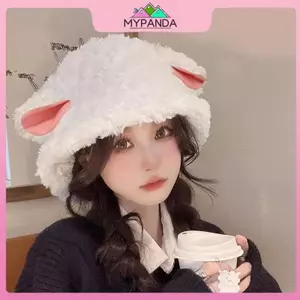 Mũ tai cừu nữ MYPANDA Mũ ngư dân đa chức năng dễ thương Mũ mùa thu đông.