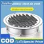 70 / 80 / 100 / 120 / 150MM Lưới tản nhiệt không khí tròn bằng thép không gỉ Bảo vệ côn trùng tại nhà Công cụ thông gió ống tường ngoại thất