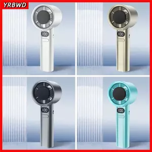 Quạt cầm tay YRBWD Turbo, Quạt bỏ túi Mini có thể điều chỉnh ABS, Quạt làm mát cầm tay 120 tốc độ gió di động Du lịch