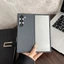 Dành Cho Điện Thoại Bằng Sợi Carbon Da Cho Samsung Galaxy Z Fold 8 7 6 5 4 3 5G Bảo Vệ Từ Tính Không Dây Sạc