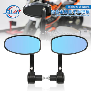 Xe Máy Gương Chiếu Hậu Xe Điện Sửa Đổi Gương Chiếu Hậu Xe Máy Rider Tay Lái Gương 22 Mm Tất Cả Nhôm Tay Cầm Gương Hình Bầu Dục ZNHY