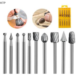 [KTP] gỗ tốc độ cao làm việc khoan bit tập tin quay mini tròn HSS Burr đặt gỗ