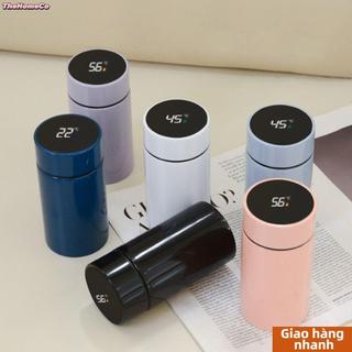 [Chất lượng cao] Cốc giữ nhiệt thông minh THEHOMECO, Bình bỏ túi chống rò rỉ 200ML, Cốc cà phê Mini Hiển thị nhiệt độ Bình nước cách nhiệt bằng thép không gỉ