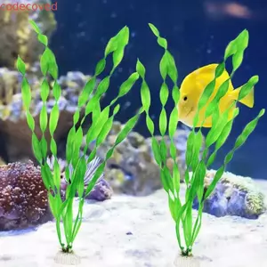 COCODECOVED 10 Chiếc Cỏ Nước Rong Biển Nhân Tạo, Cây Bể Cá Nhựa Mô Phỏng, Trang Trí Bể Cá Sáng Tạo Giả Sống Động Dưới Nước Cây Để Bàn