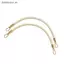 # HB # Dây đeo thay thế túi Tote nữ 40CM Da PU Dây chuyền vàng Bule Tay cầm ngắn cho ví Túi xách ly hợp.