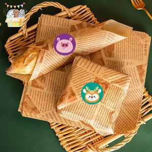 500 chiếc Túi đựng cơm tròn hoạt hình Stiers Nori Rong biển Túi Stier Sushi Làm khuôn Dụng cụ Bento Phụ kiện ELWW