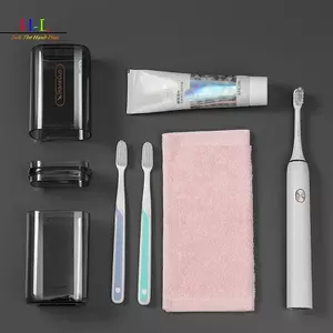 HL Bàn chải đánh răng Hộp đựng du lịch Hộp đựng bàn chải đánh răng di động trong suốt Ngoài trời / chuyến công tác / du lịch Acessories LMWU