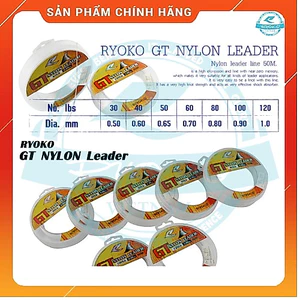 Dây Nylon Leader Có Độ Bền Cực Cao, Trong Suốt Dùng Làm Thẻo Câu, Lực Tải Hơi Trâu - Ryoko Việt Nam