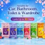 Thẻ làm mát không khí giấy 30 ngày Hương thơm lâu trôi cho ô tô Phòng tắm tại nhà Tủ quần áo