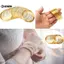 KUZHEN 100 vòng tròn Dây nhớ bằng thép 0,6mm để đính cườm Vòng tay Vòng tay Trang sức Làm HOT