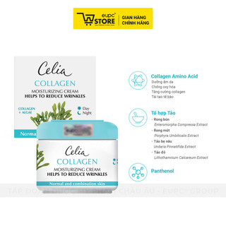 Combo Kem Dưỡng Da Tay Và Móng Ô Liu Ziaja 80ml Và Kem Bảo Vệ Dưỡng Ẩm Giảm Nhăn Collagen Celia 50ml