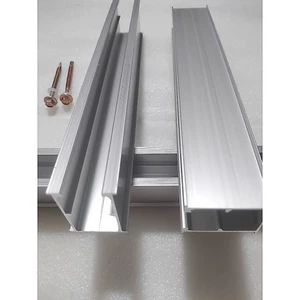 Thanh rail nhôm mini dài 20cm 25cm 30cm lắp pin năng lượng mặt trời