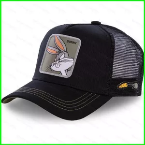 PS1 Bugs Bunny Daffy Duck Hoạt Hình Mũ Bóng Chày Lưới Thoáng Khí Thoải Mái Tấm Che Nắng Ngoài Trời Mũ SP1
