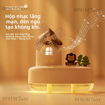 Máy tạo ẩm Máy tạo độ ẩm Giáng sinh, quà tặng Giáng sinh, máy tạo độ ẩm không khí, máy tạo độ ẩm để bàn dễ thương