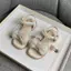 Giày sandal công chúa cao gót nơ đỏ phong cách mới mùa hè cho bé gái