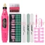 Bộ 25 Máy Khoan Móng Tay Điện Di Động - Dụng Cụ Đánh Bóng Móng Tay Acrylic