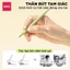Hộp 10 bút Chì Gỗ Deli 2B/ HB Xanh Matcha Cao Cấp – Thiết Kế Tam Giác Chống Mỏi Tay Ngòi 3.2mm Viết Êm Khó Gãy