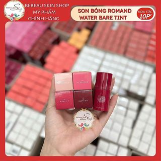 Son Bóng Romand Bare Water Tint Son Nước Tint Lì Lâu Trôi 4.5g - Bebeau