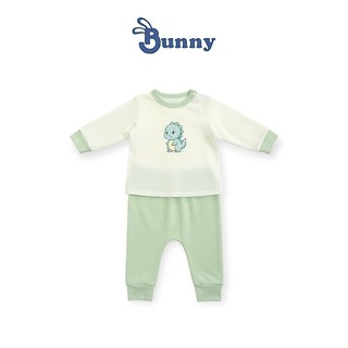 (4-15kg) Bộ áo cài vai quần đáp đũng Bunnybaby cho bé trai chất thun Modal mềm mát