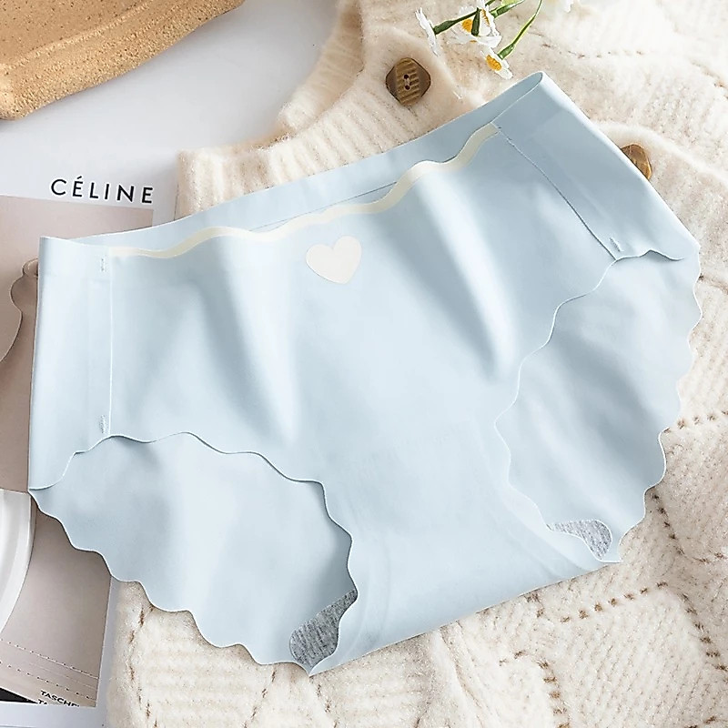 [Peinn] Combo 10 Quần Lót Su Tim Nữ Chất Su Đúc Loại 1 Mềm Mịn Thoáng Viền Sóng Quyến Rũ 40-75Kg QL104 QLS38