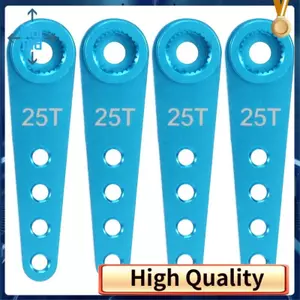 4 37Mm 25T Kim Loại Nối Dài Tay Lái Servo Cánh Tay Sừng Cho Xe RC Xe Bánh Xích Phần