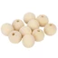 PYCOU 100 Chiếc Hạt Gỗ Thủ Công Khoan Sẵn, Đường Kính Lỗ Màu Gỗ 5 Mm Quả Cầu Gỗ Rời Chưa Hoàn Thành, Đường Kính 20 Mm Đồ Trang Sức DIY