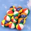 QEARY PU Sponge Ball, 6,3cm PU Foam Soft Balls Toy, Bé Trai Bé Gái Cổ Tay Thể Thao Pinch Nén Squishy Bãi Biển Bóng Ngoài Trời